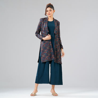 Women Green Ethnic Two Piece Set