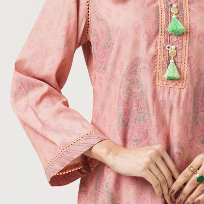 Women’s Blended Silk Two-Piece Set