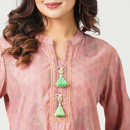 Women’s Blended Silk Two-Piece Set