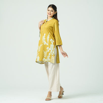 Women’s Blended Silk Printed Two-Piece Set