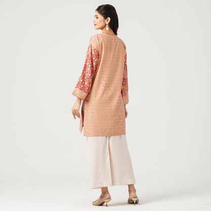 Women’s Blended Silk Printed Two-Piece Set