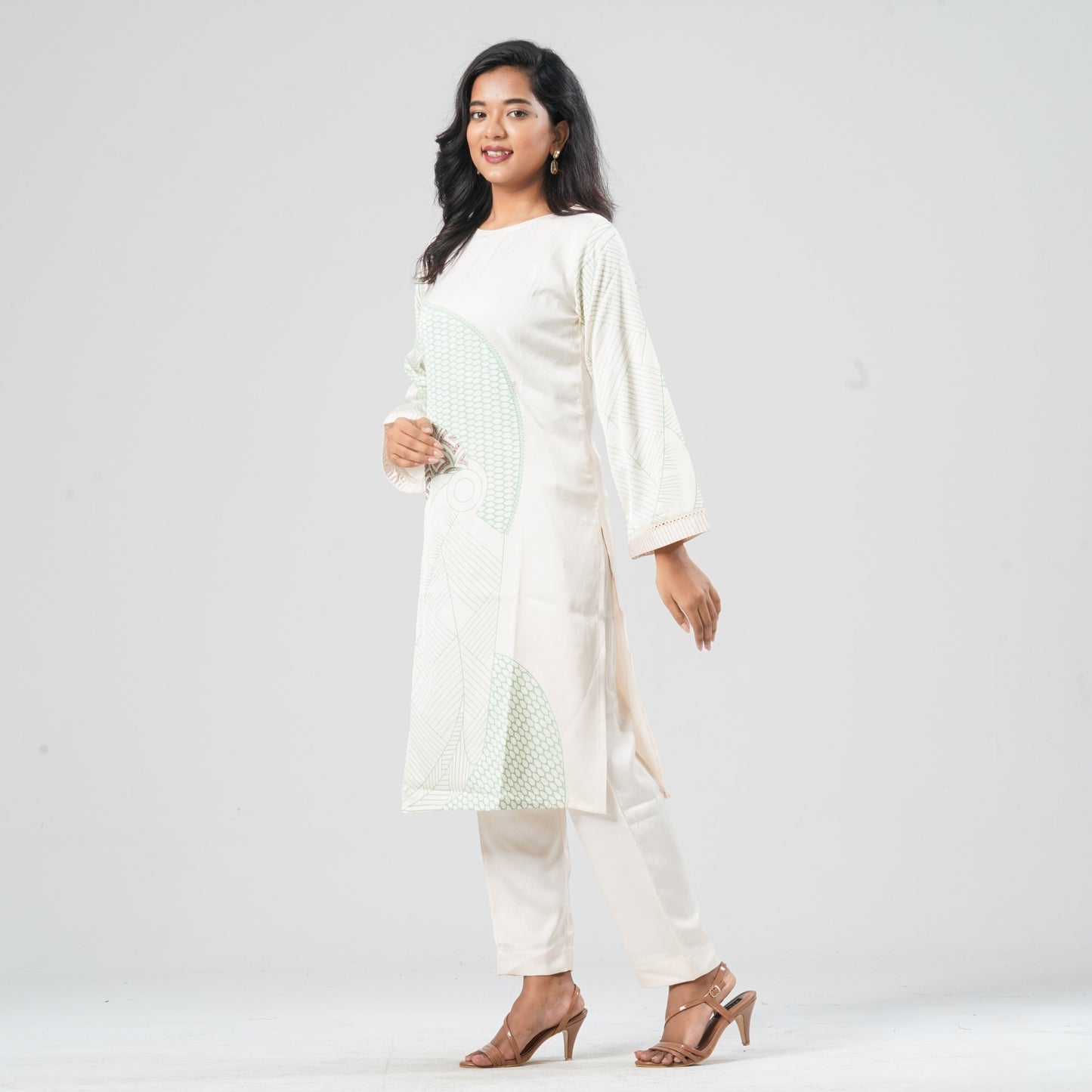 Women's Blended Silk Two Piece