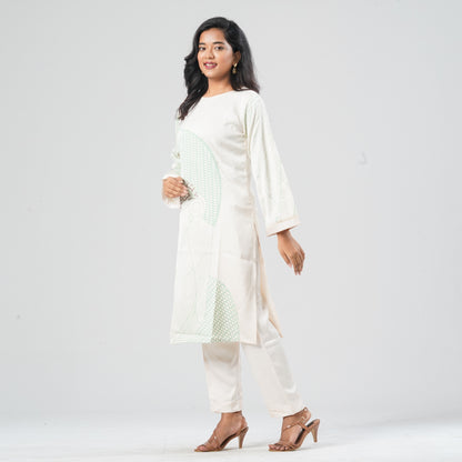 Women's Blended Silk Two Piece