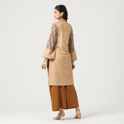 Women’s Blended Silk Printed Two Piece Set