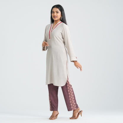 Women’s Mixed Cotton Two Piece Set