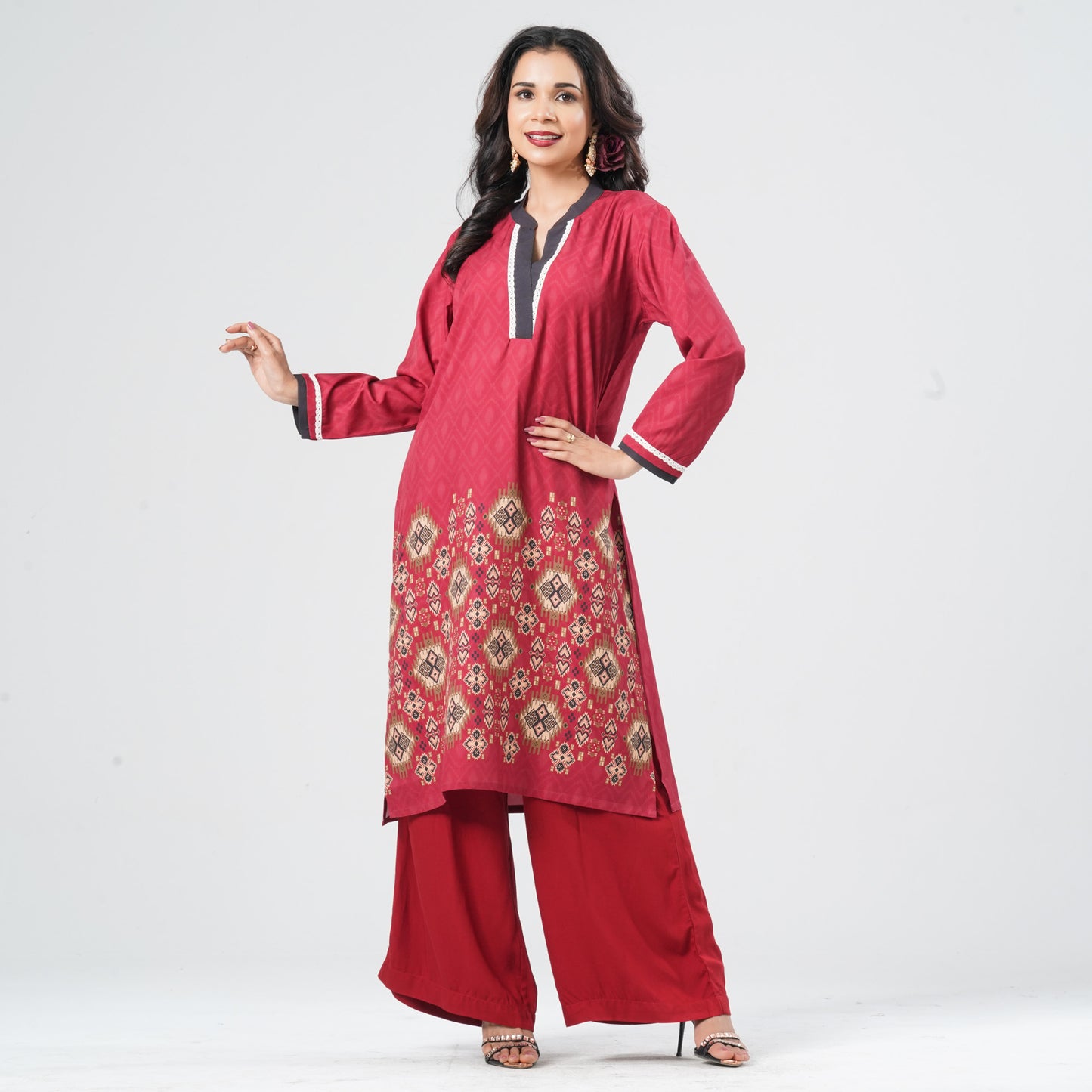 Women’s Blended Silk Two Piece Set