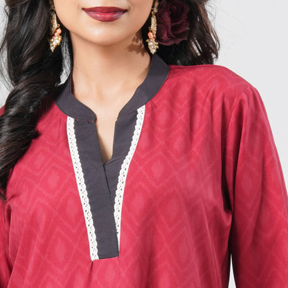 Women’s Blended Silk Two Piece Set