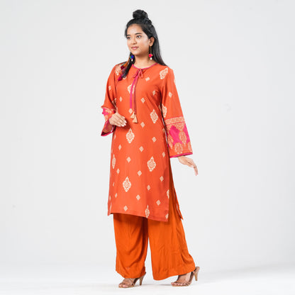 Women’s Blended Silk Two Piece Set