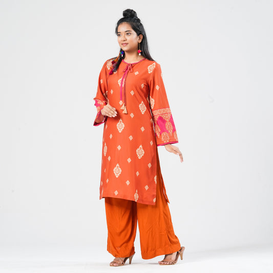 Women’s Blended Silk Two Piece Set