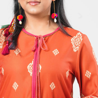 Women’s Blended Silk Two Piece Set