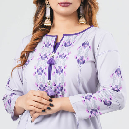 Women's Blended Silk Two Piece Set