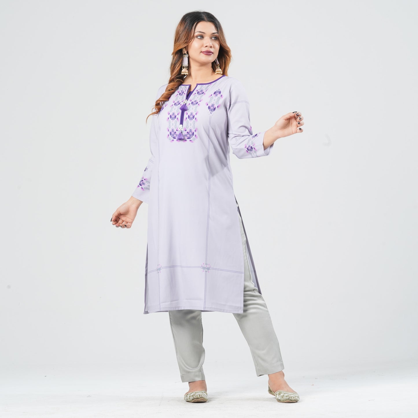 Women's Blended Silk Two Piece Set