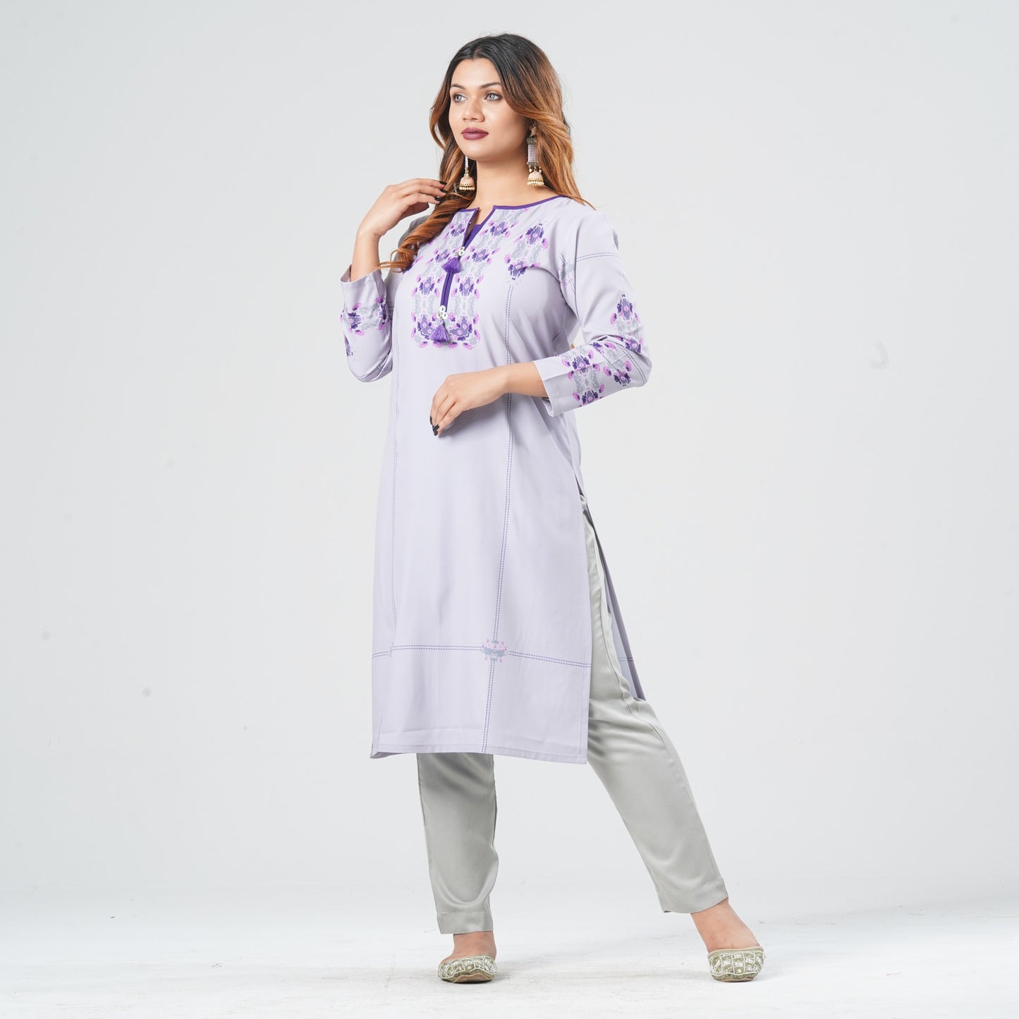 Women's Blended Silk Two Piece Set