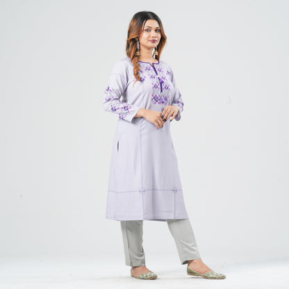 Women's Blended Silk Two Piece Set