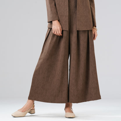 Womens Brown Two Piece Set