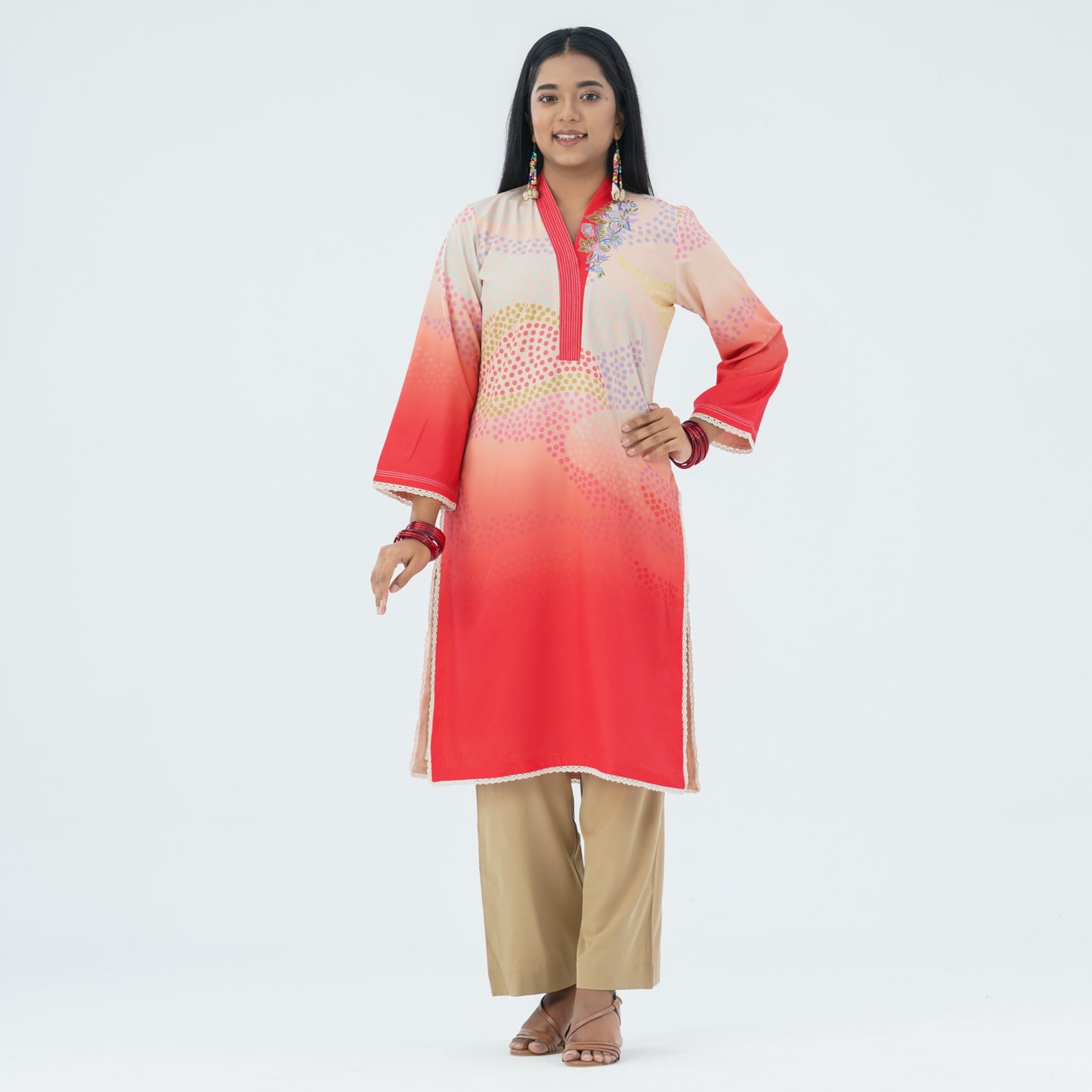 Women’s Beige Two Piece Set