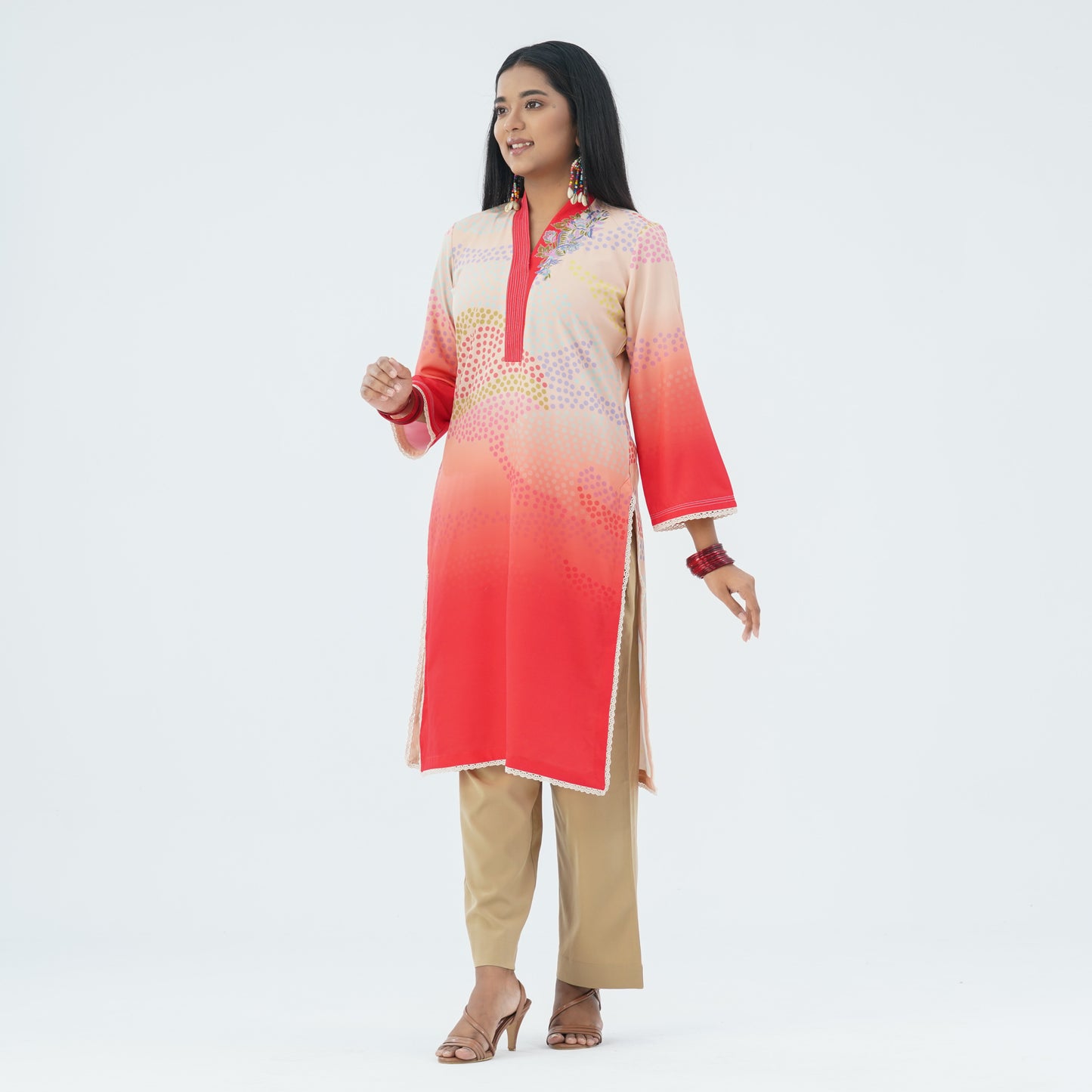 Women’s Beige Two Piece Set