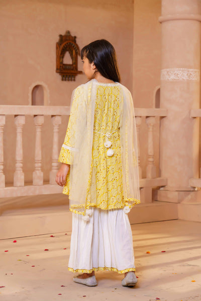 GIRLS 3PCS- YELLOW