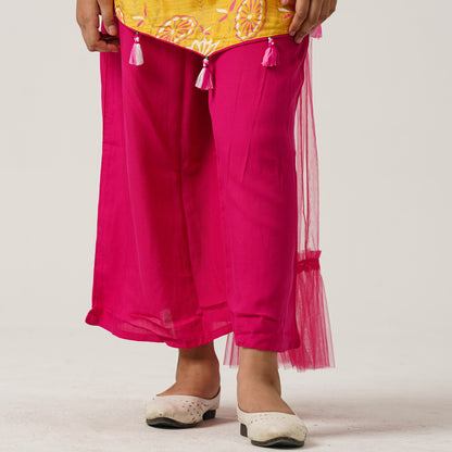 Girls Yellow Three Piece Set