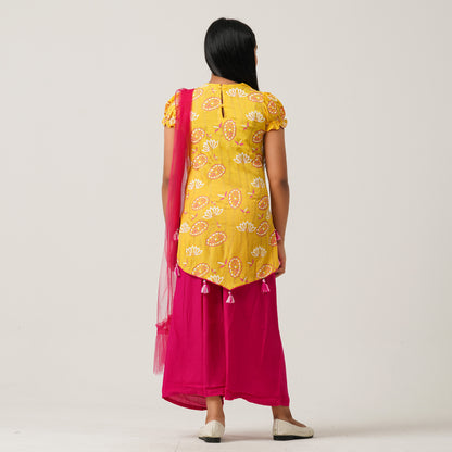 Girls Yellow Three Piece Set