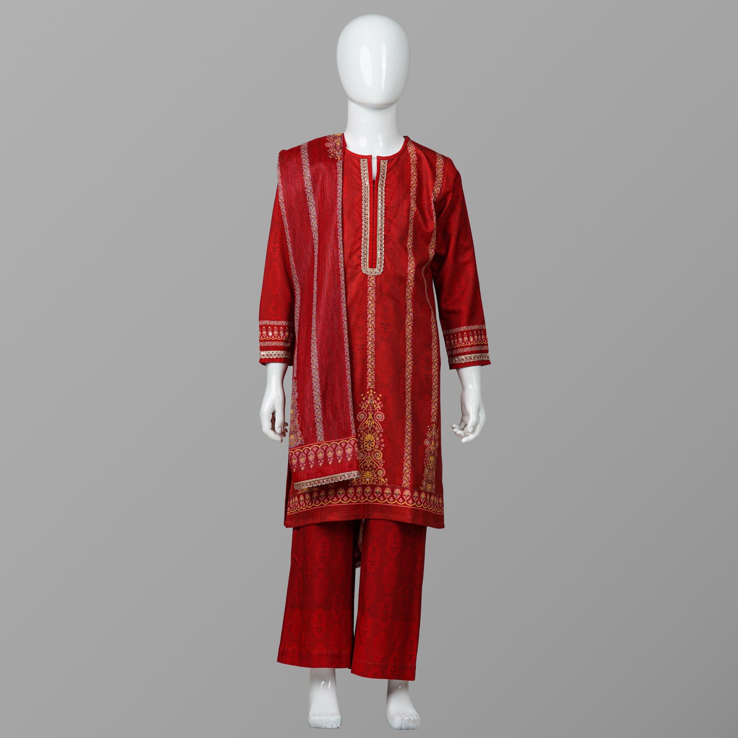 Girls Red Three Piece Set