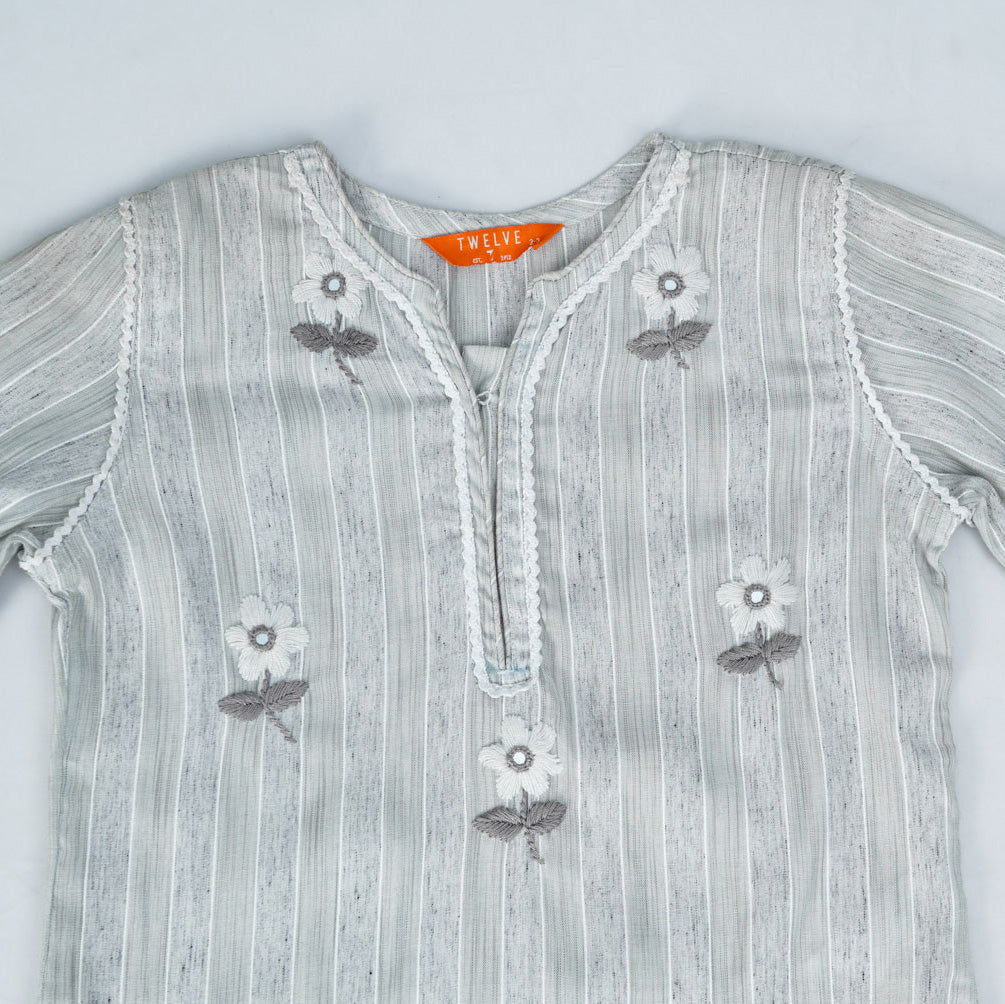 Girls 3Pcs-ASH STRIPE
