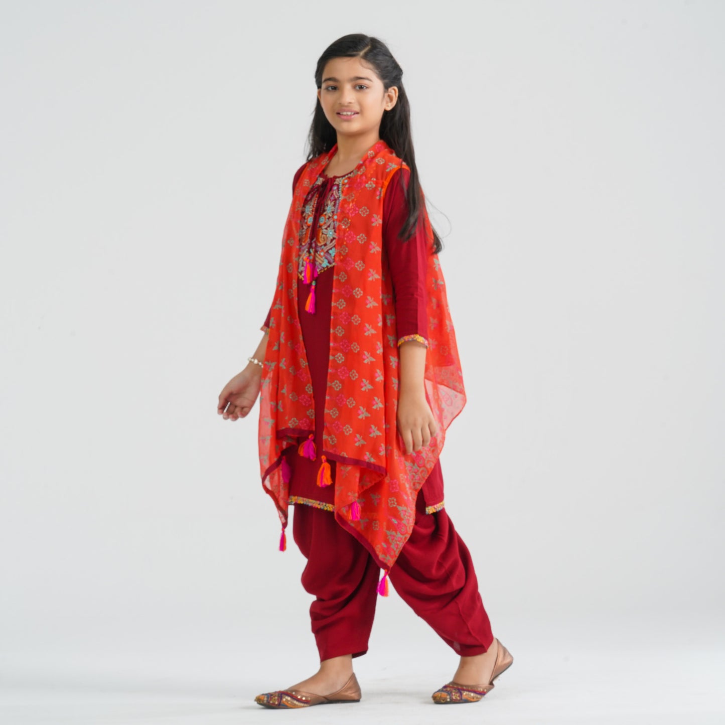 Girl’s Viscose Three Piece Set