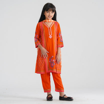 Girl’s Viscose Three Piece Set