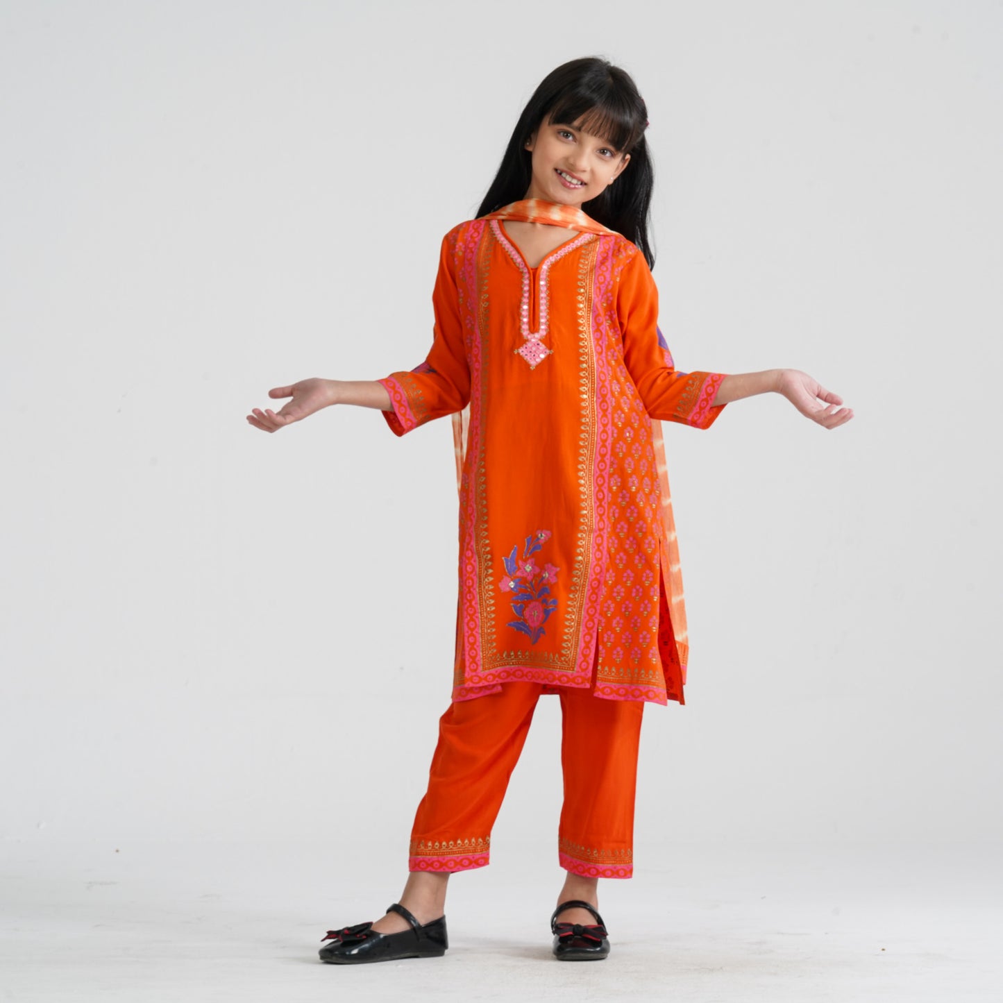 Girl’s Viscose Three Piece Set