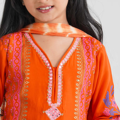 Girl’s Viscose Three Piece Set