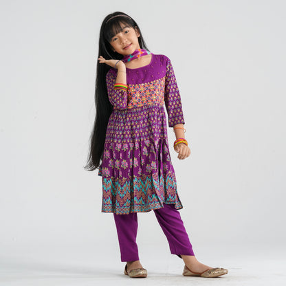 Girl’s Viscose Three Piece Set