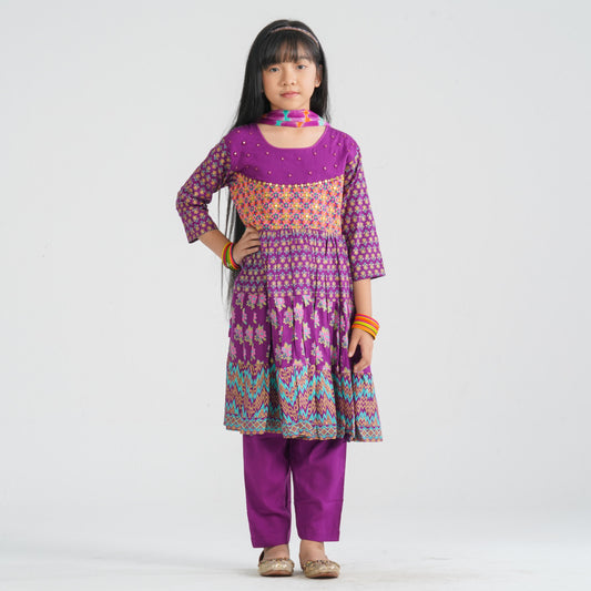 Girl’s Viscose Three Piece Set