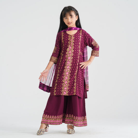 Girl’s Viscose Three Piece Set
