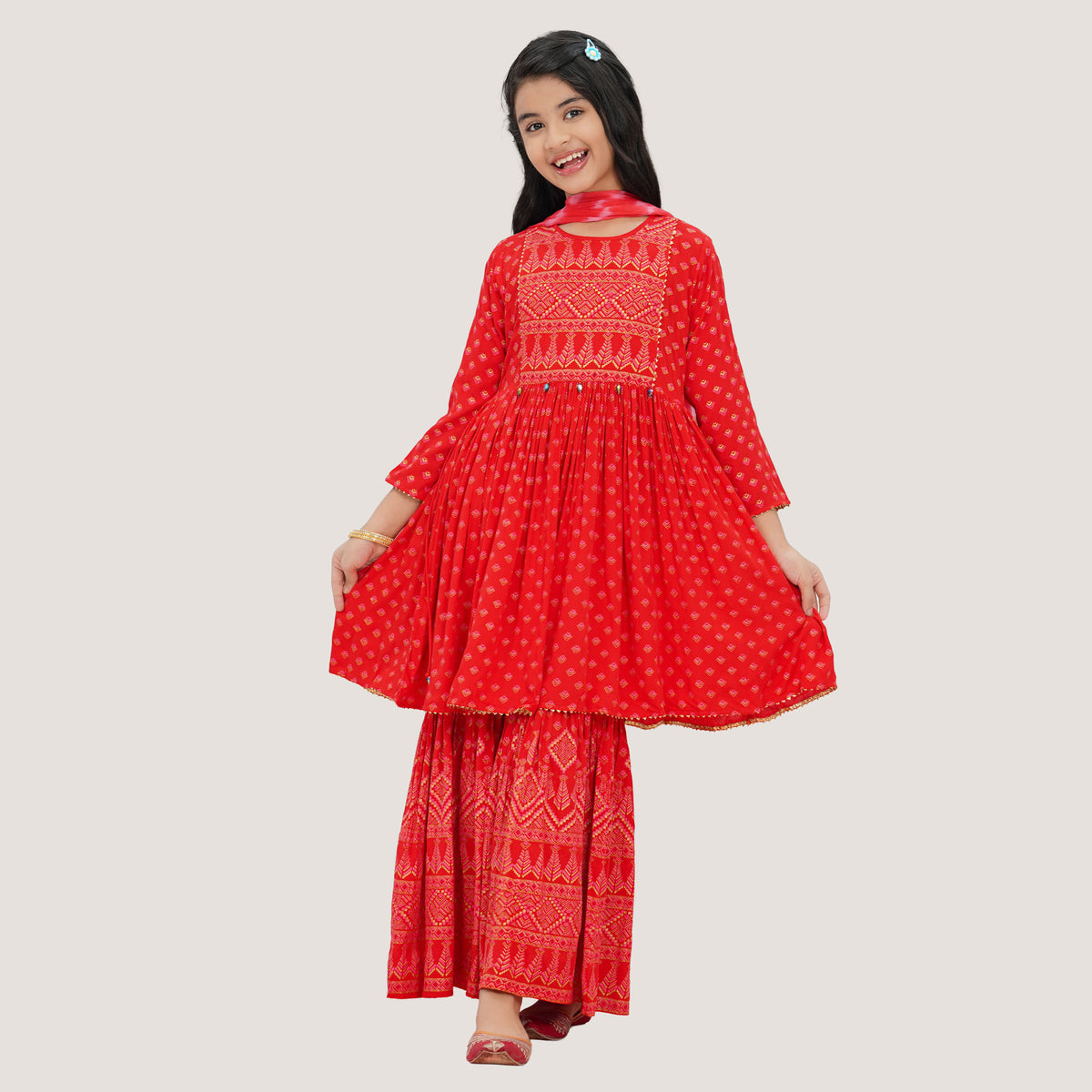 Girls' Red 3-Piece Set