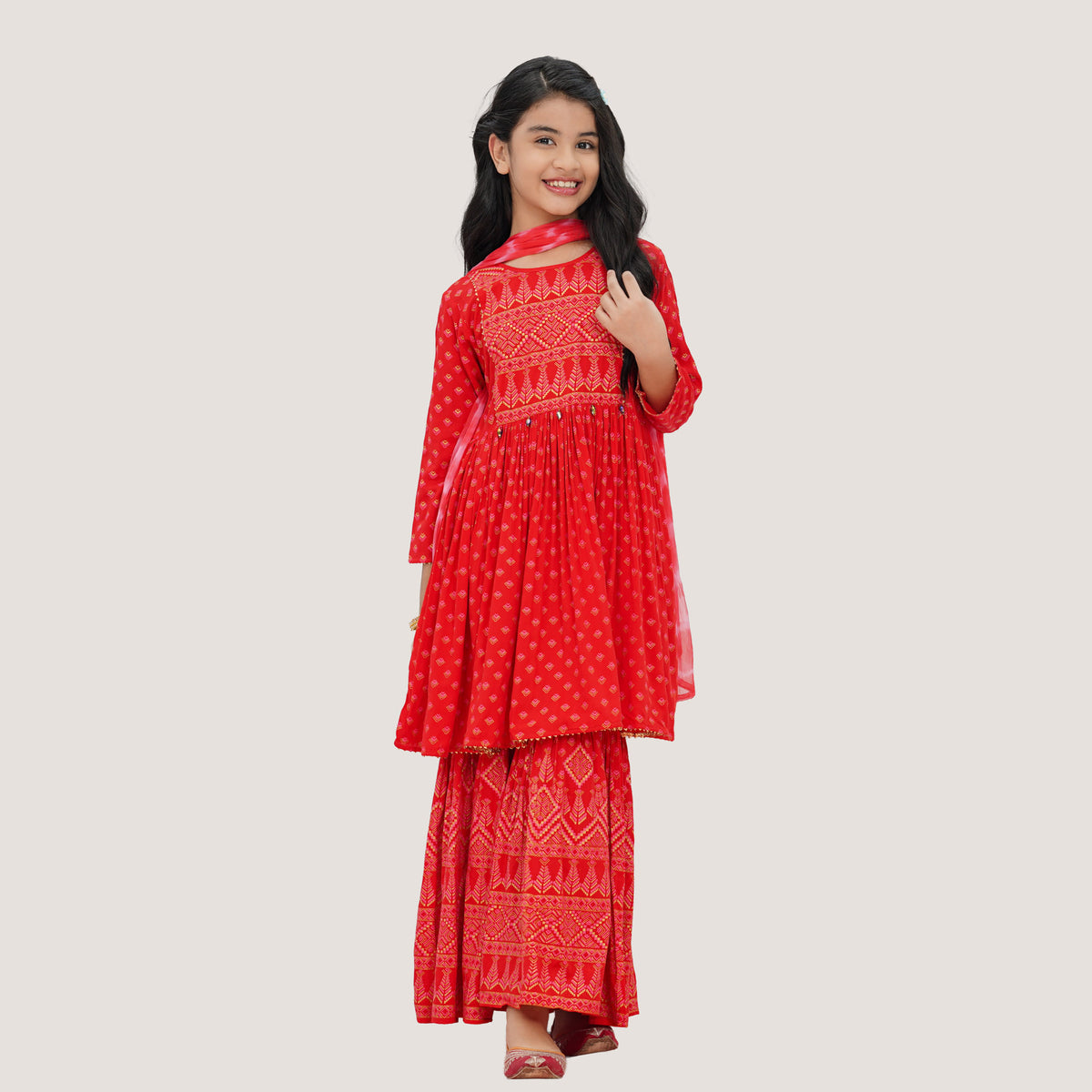 Girls' Red 3-Piece Set
