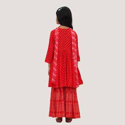 Girls' Red 3-Piece Set