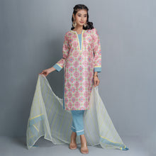 Load image into Gallery viewer, Ladies 3Pcs- Peach Print
