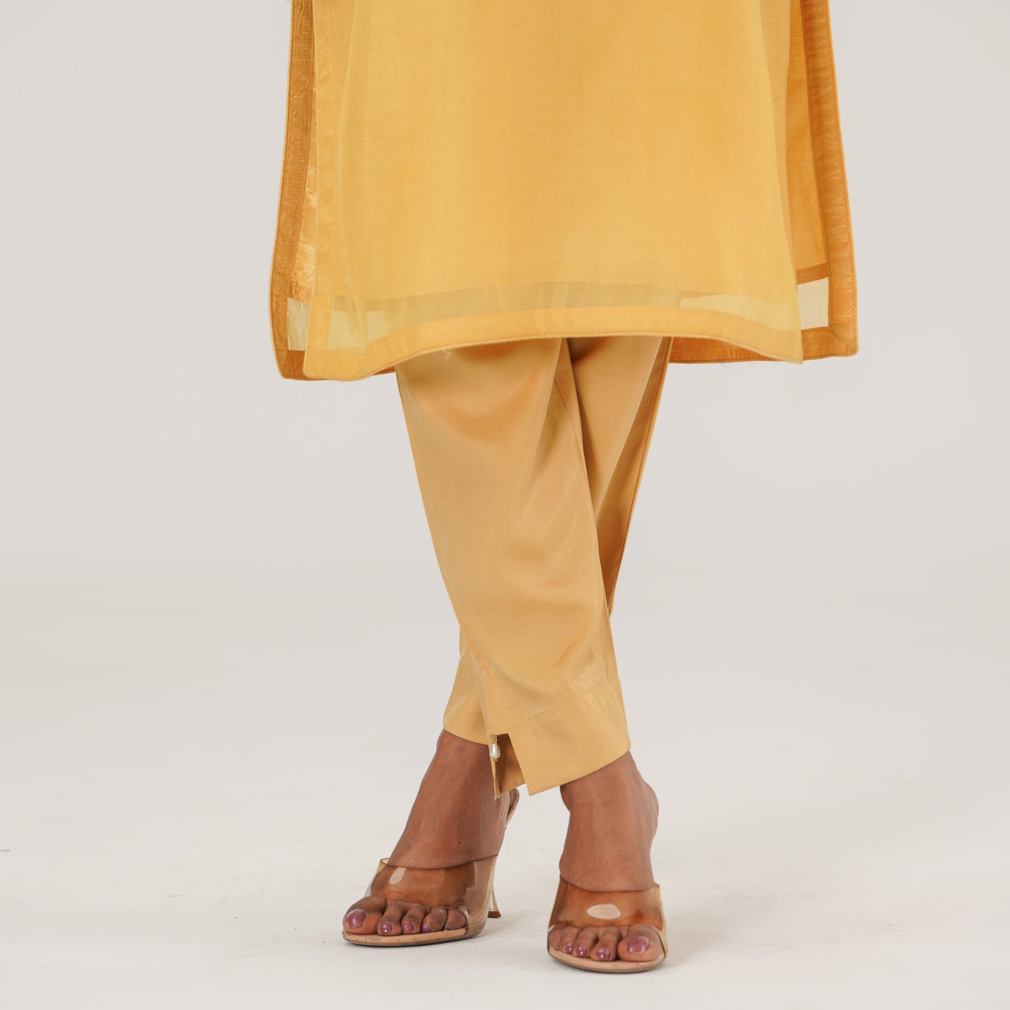 Ethnic Yellow Three Piece