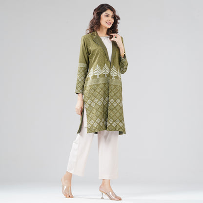 Womens Olive Three Piece Set