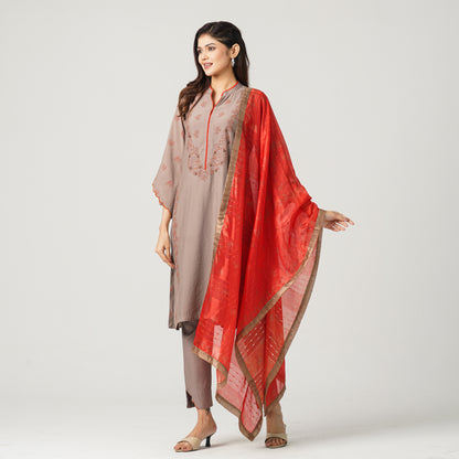 Women’s Cashmilon Printed Three-Piece Set