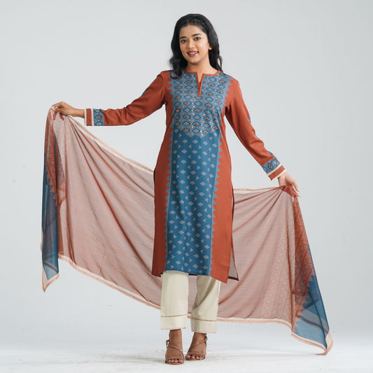 Women’s Blended Silk Three Piece Set