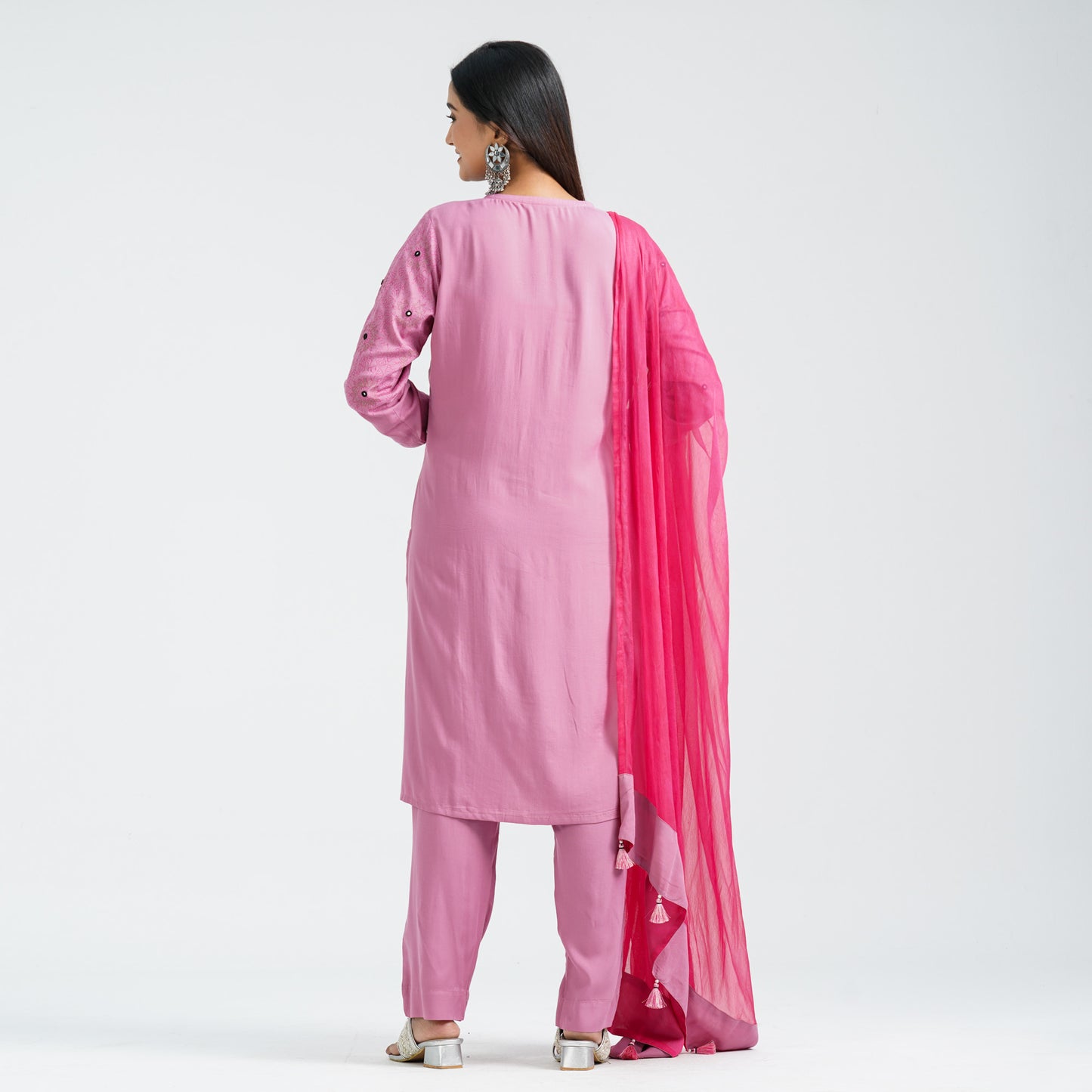 Women’s Floral Viscose Three Piece Set
