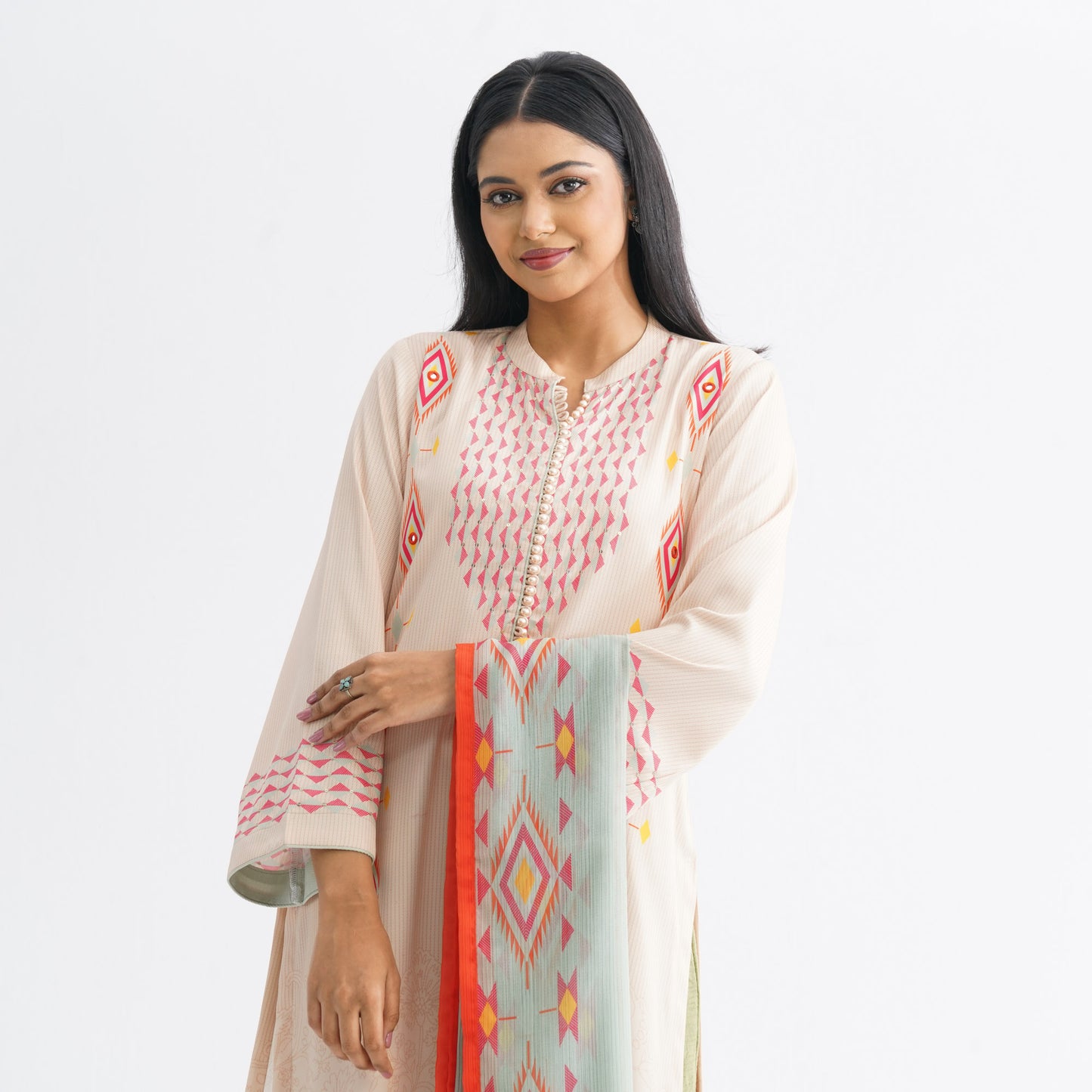 Women’s Beige Three-Piece Set