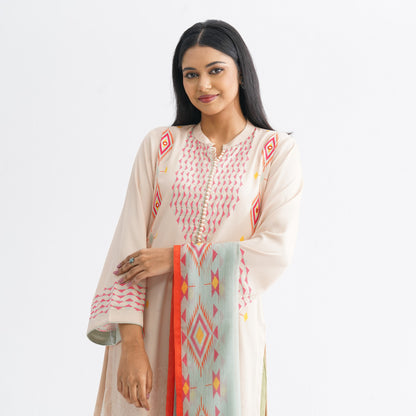 Women’s Beige Three-Piece Set