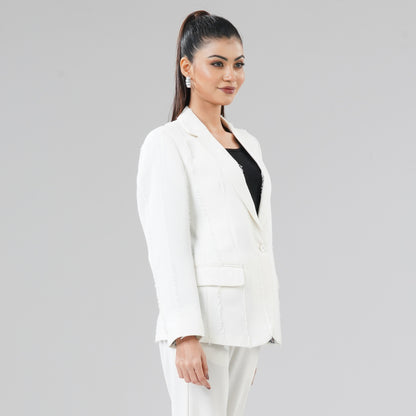 Women's White Blazer