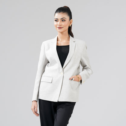 Womens Dark Beige Blazer
