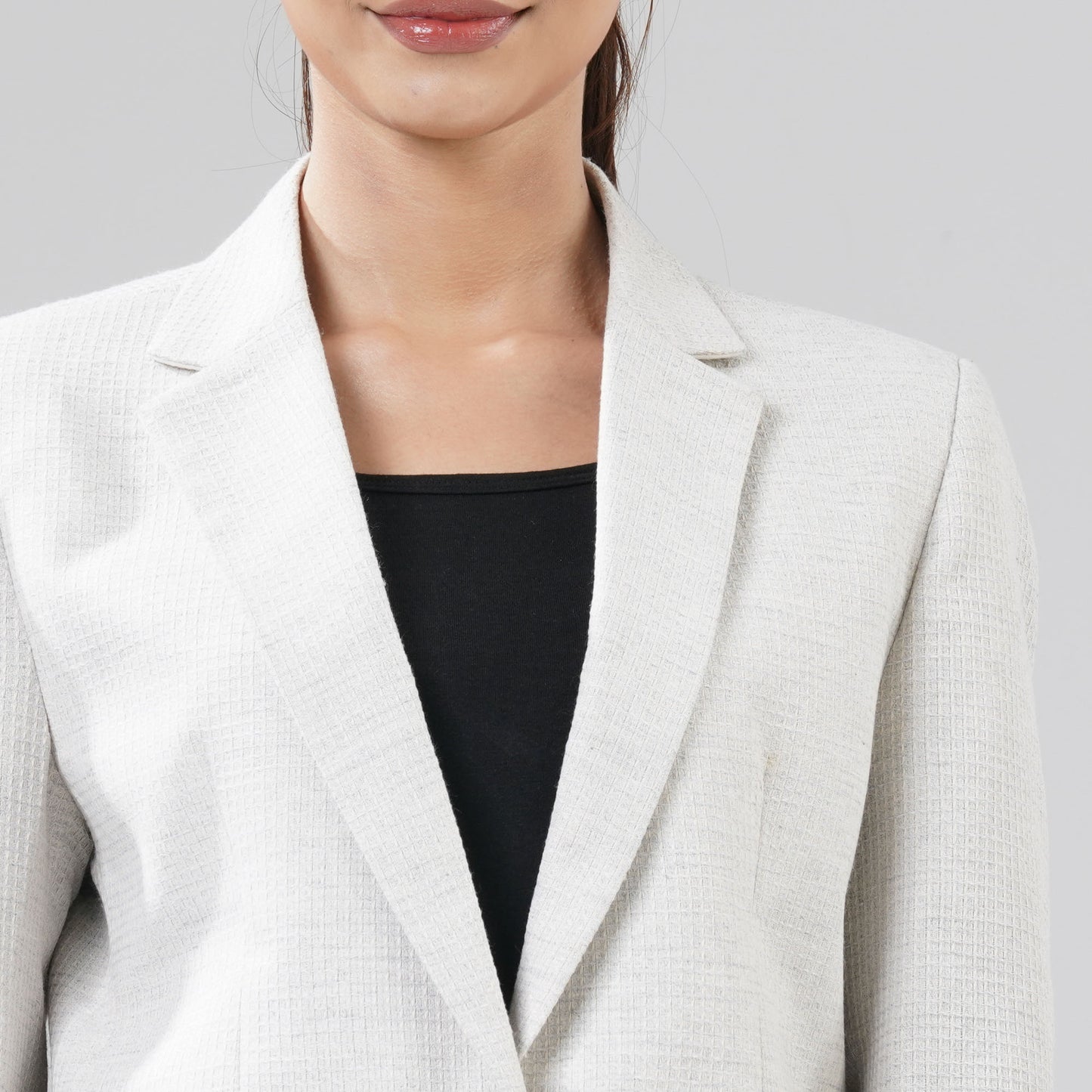 Womens Dark Beige Blazer