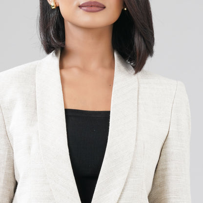 Womens Off White Blazer