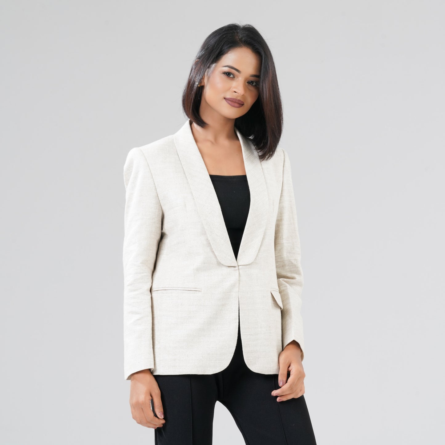 Womens Off White Blazer