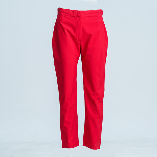 Womens Red Ethnic Bottom